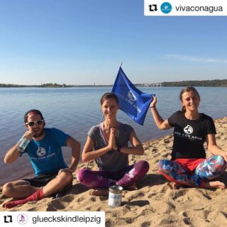 VIva con Agua beim Yoga